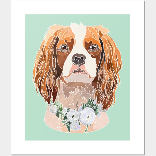 Cavalier King Charles Spaniel Wall Art by Roguish Design